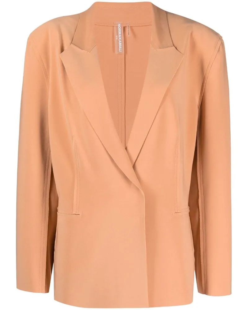Norma Kamali Einreihiger Blazer - Orange Orange