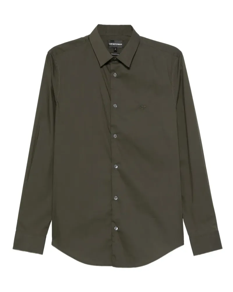 Emporio Armani Klassisches Hemd - Grau Grau
