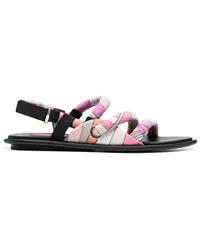 Emilio Pucci Sandalen mit Print Rosa