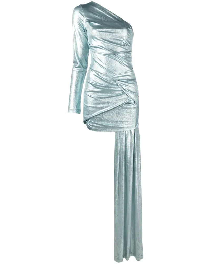 OFF-WHITE Einschultriges Minikleid - Blau Blau