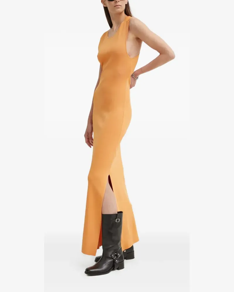 Gestuz MarielGZ Maxikleid mit Seitenschlitz - Orange Orange