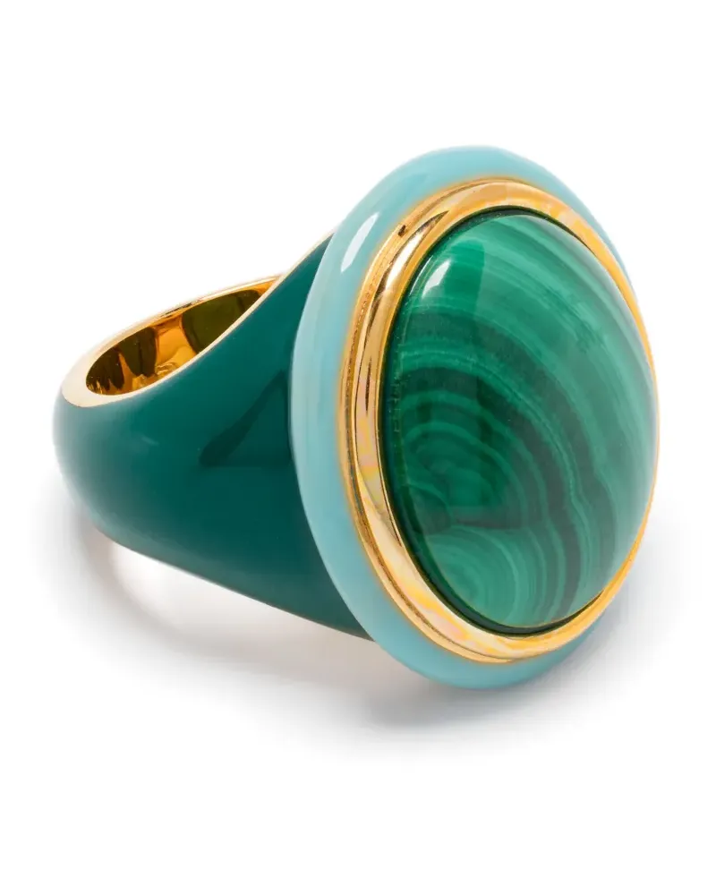 Aurélie Bidermann Tabarin malachite ring - Grün Grün