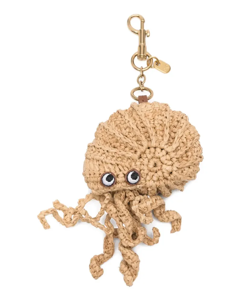 Anya Hindmarch Hermit Crab charm keyring - Nude Nude