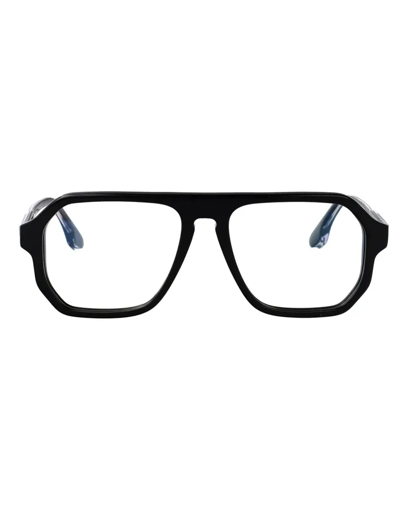 Victoria Beckham Brille mit Oversized-Gestell - Schwarz Schwarz