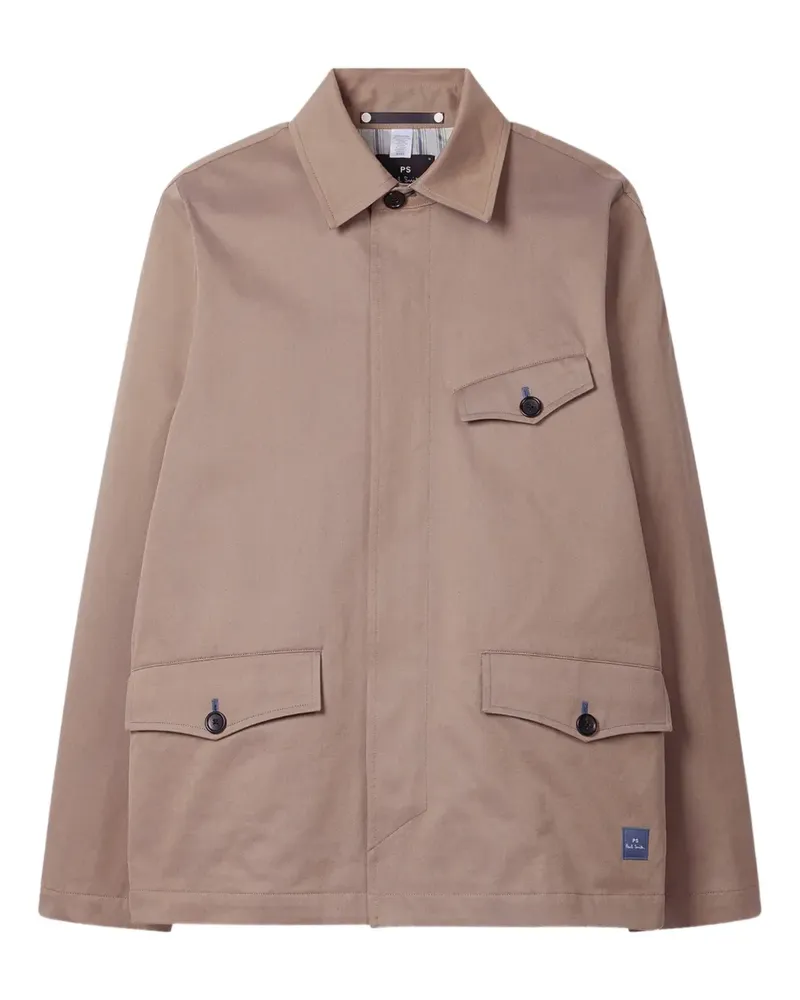 Paul Smith Jacke mit Reißverschlussdetail - Nude Nude