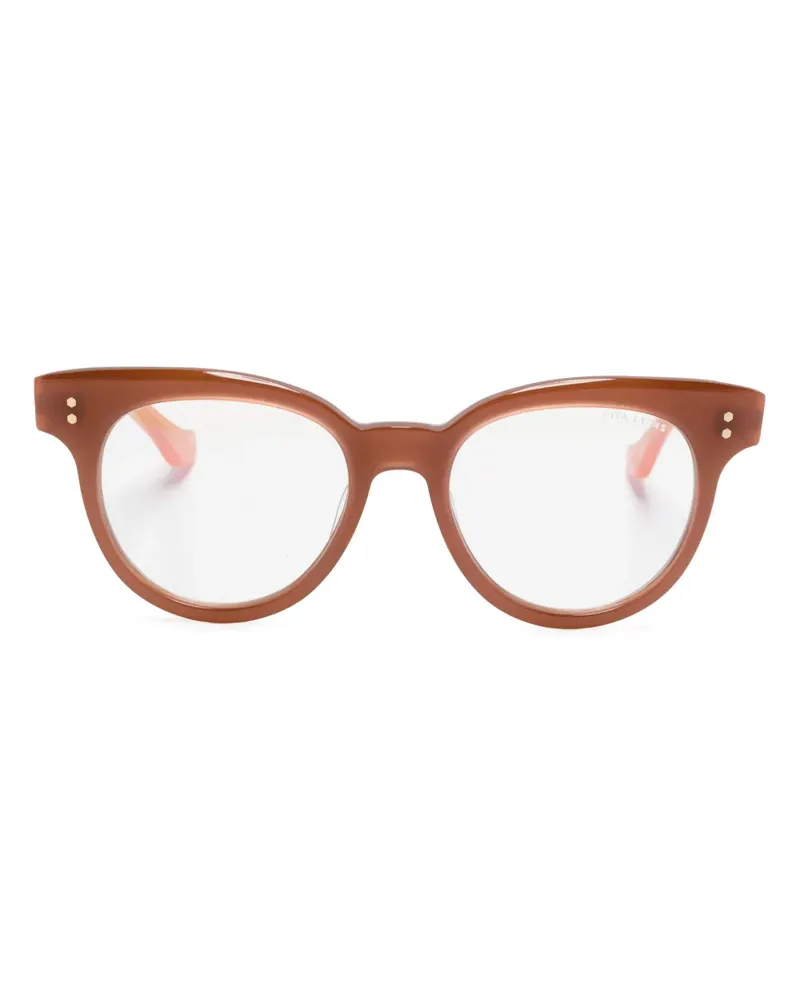 DITA Brille mit rundem Gestell - Orange Orange