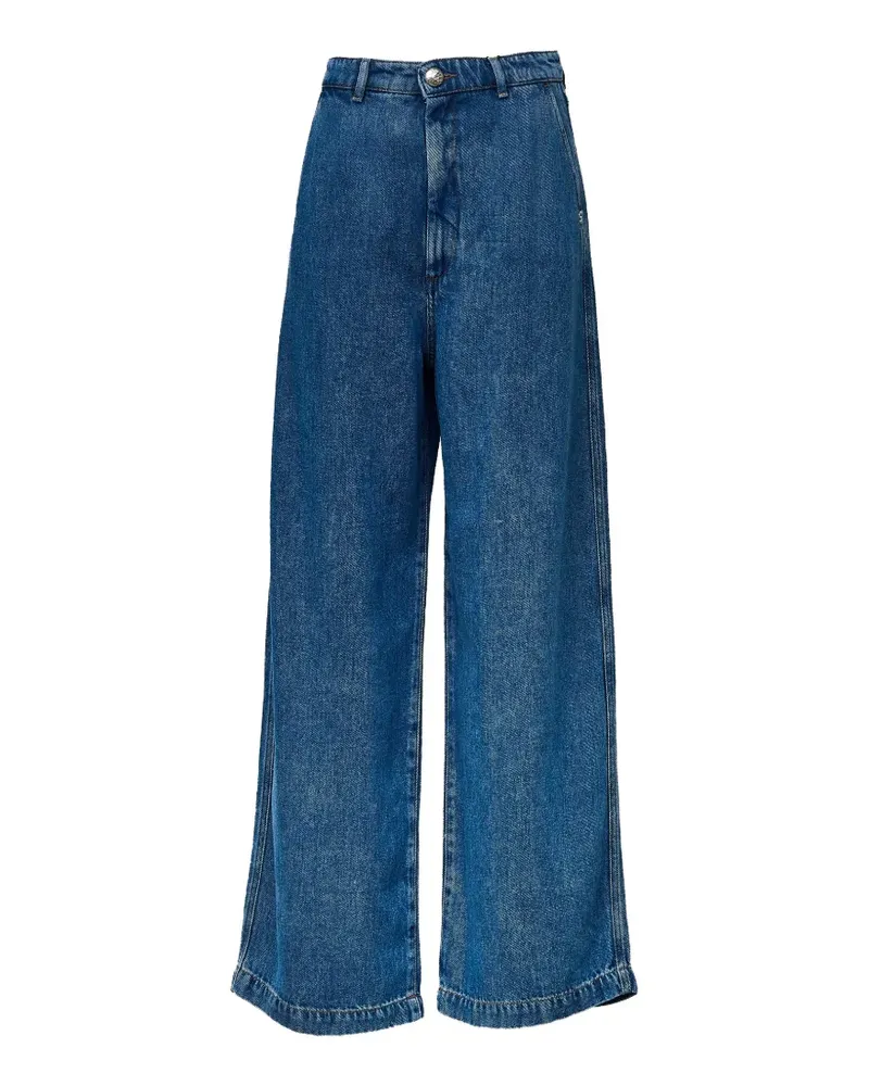 SPORTMAX Pioppo Wide-Leg-Jeans - Blau Blau