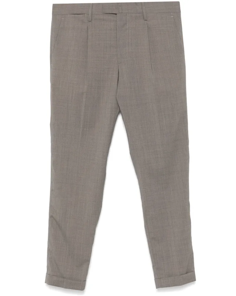 Briglia 1949 Cropped-Hose mit Tapered-Bein - Braun Braun