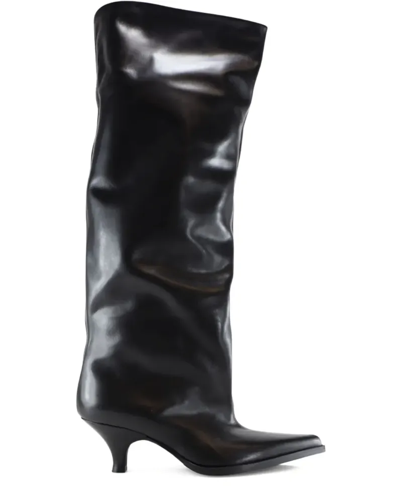 NOTABENE Spitze Yolanda Stiefel 60mm - Schwarz Schwarz