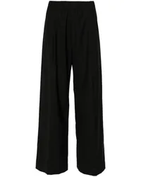 Semicouture Hose mit weitem Bein Schwarz