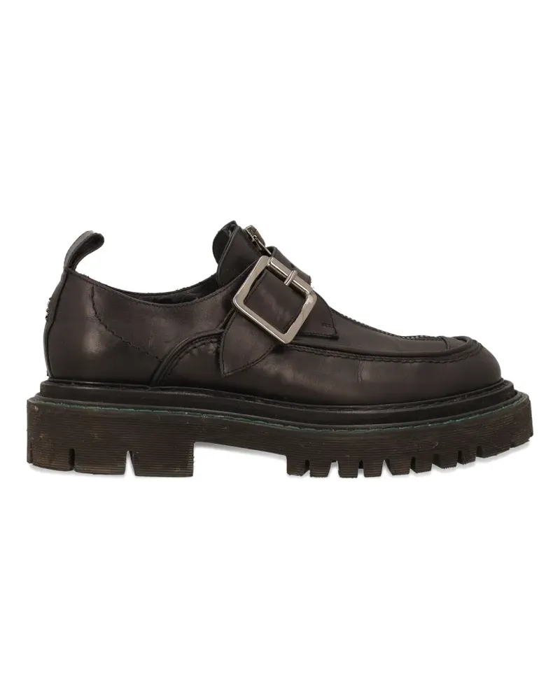 N° 21 buckled zip-up loafers - Schwarz Schwarz