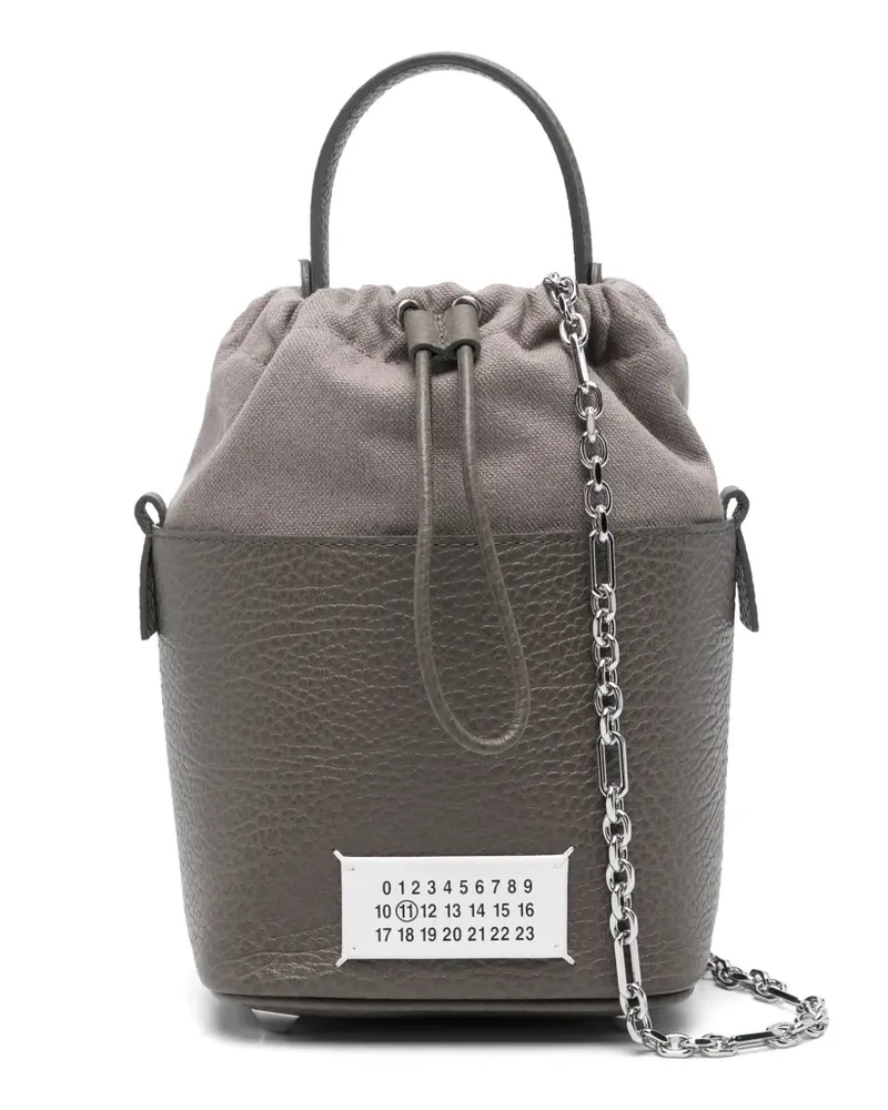 Maison Margiela Kleine 5AC Beuteltasche - Grau Grau
