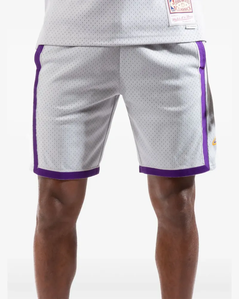 Mitchell & Ness NBA LA Lakers Shorts - Weiß Weiß