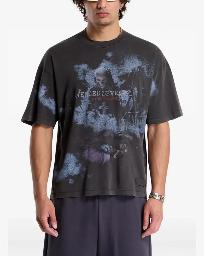 REPRESENT x Avenged Sevenfold Nightmare T-Shirt - Grau Grau