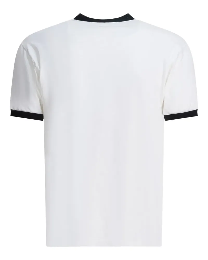 KAPITAL graphic ringer T-shirt - Weiß Weiß