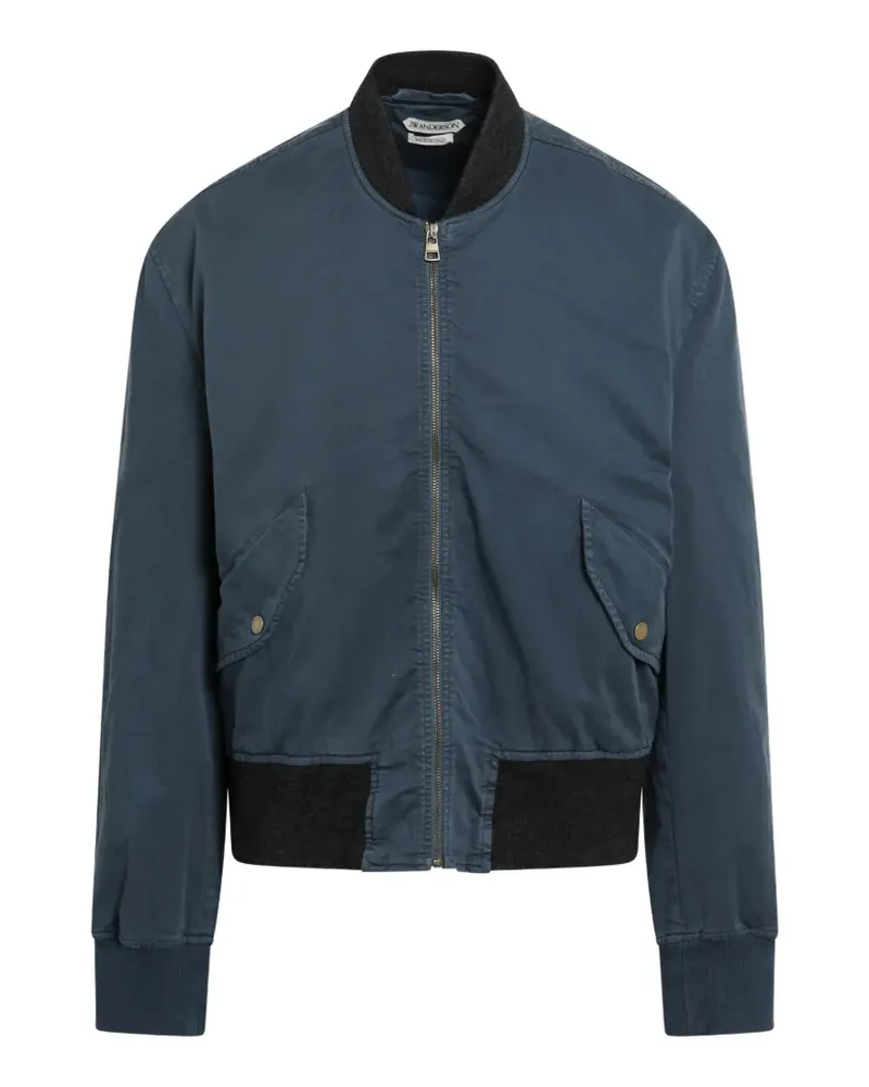 J.W.Anderson Bomberjacke aus Twill - Blau Blau