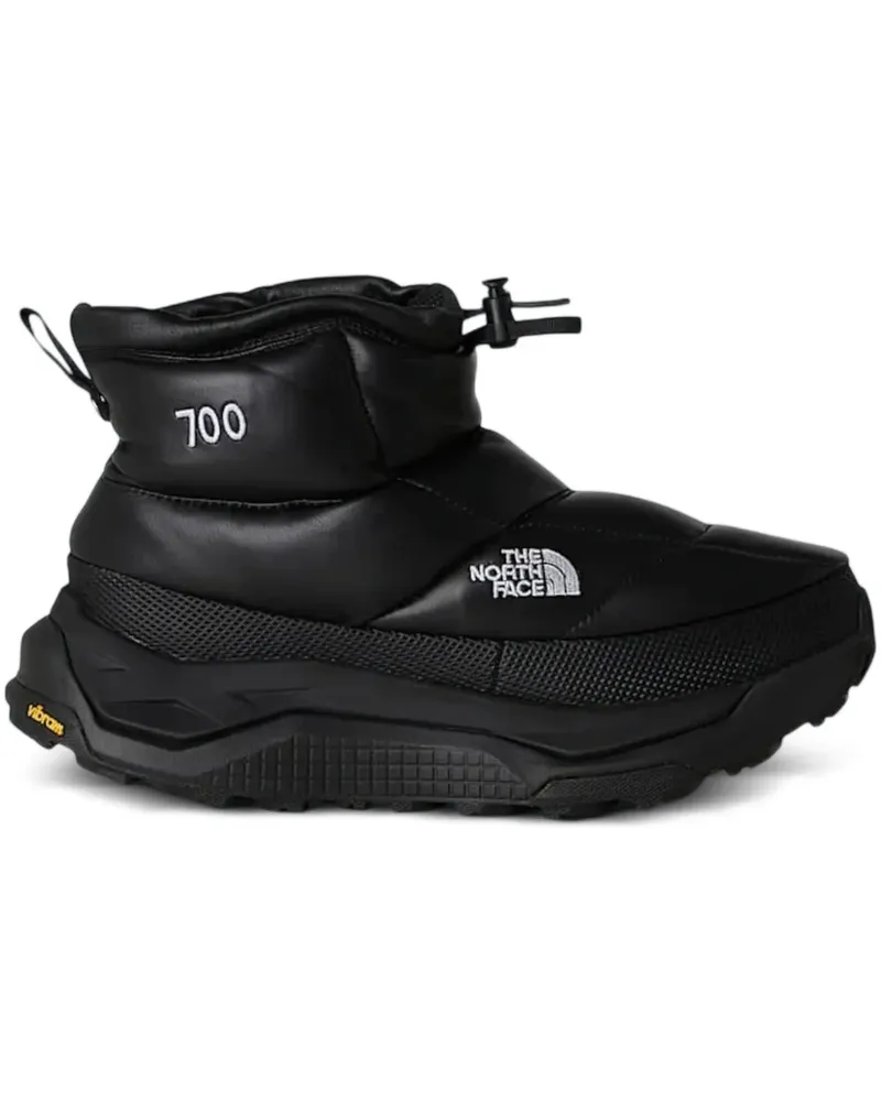 The North Face logo-print boots - Schwarz Schwarz