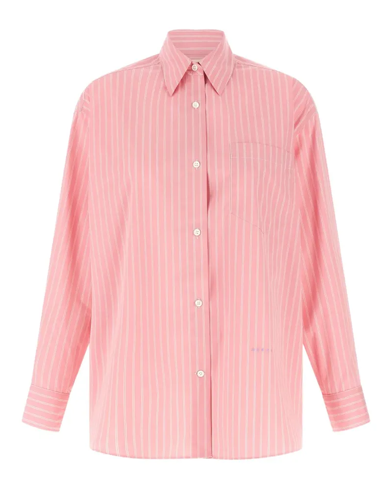 Marni striped oversized shirt - Rosa Rosa