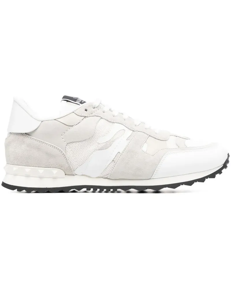 Valentino Garavani Rockrunner Camouflage Sneakers - Weiß Weiß
