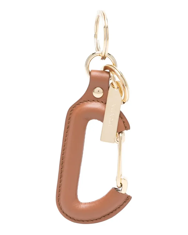 Prada Schlüsselanhänger mit Karabiner - Braun Braun