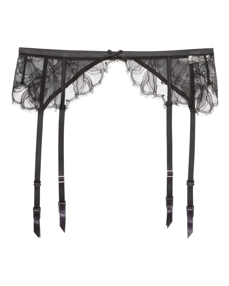 Fleur Du Mal Sophia Strumpfhalter - BLACK Black