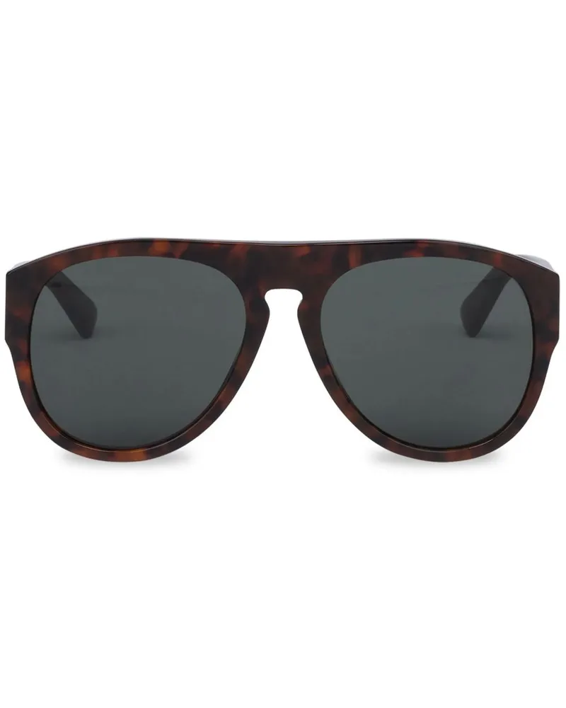 Moschino Getönte Pilotenbrille - Braun Braun