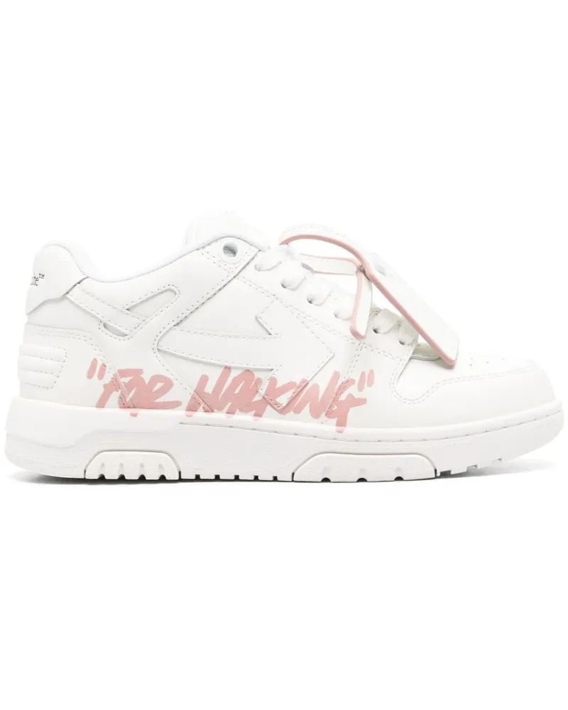 OFF-WHITE OOO For Walking Sneakers - Weiß Weiß