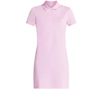 Poloshirt-Kleid mit Logo-Patch