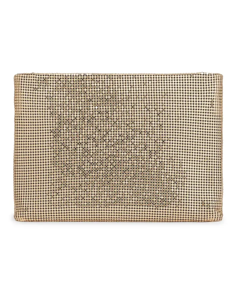 Paco Rabanne Clutch aus Mesh - Gold Gold
