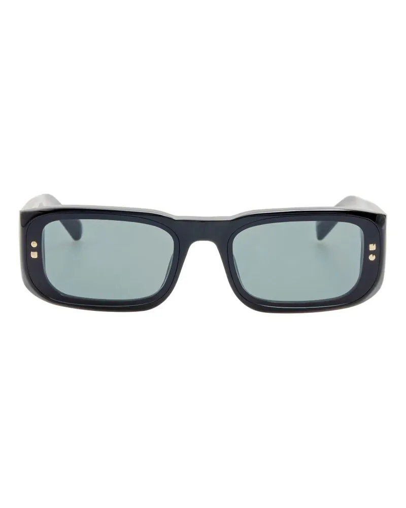 Jacquemus rectangle-frame sunglasses - Schwarz Schwarz