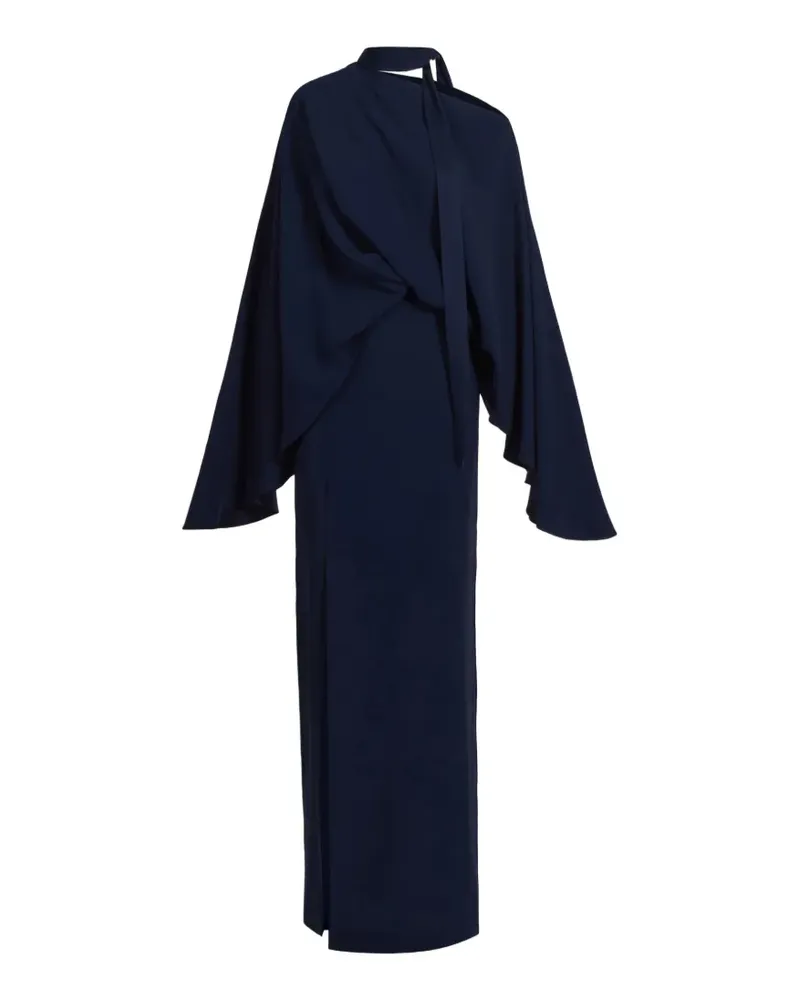 Taller Marmo Brooks Kleid mit drapierten Ärmeln - Blau Blau