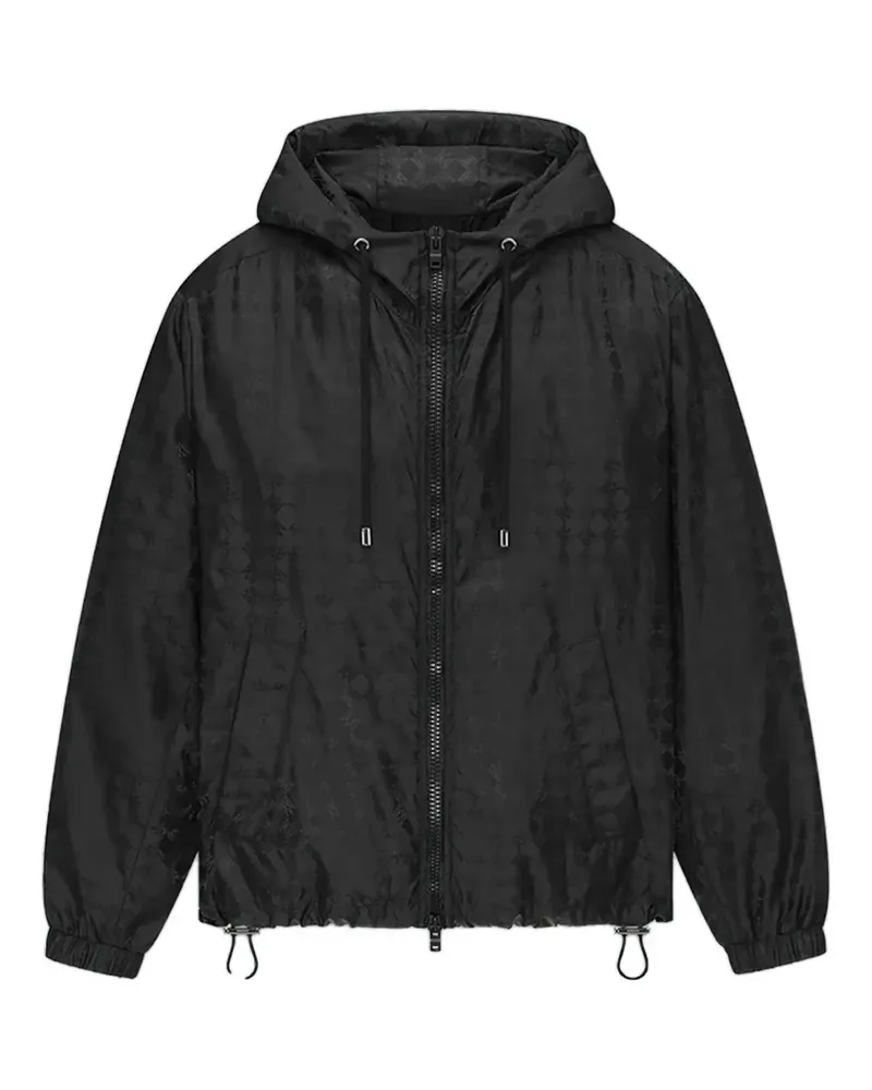 Amiri MA Quad Kapuzenjacke mit Monogramm - Schwarz Schwarz