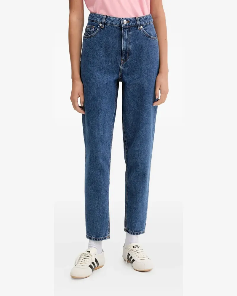 HUGO BOSS Jeans mit geradem Bein - Blau Blau