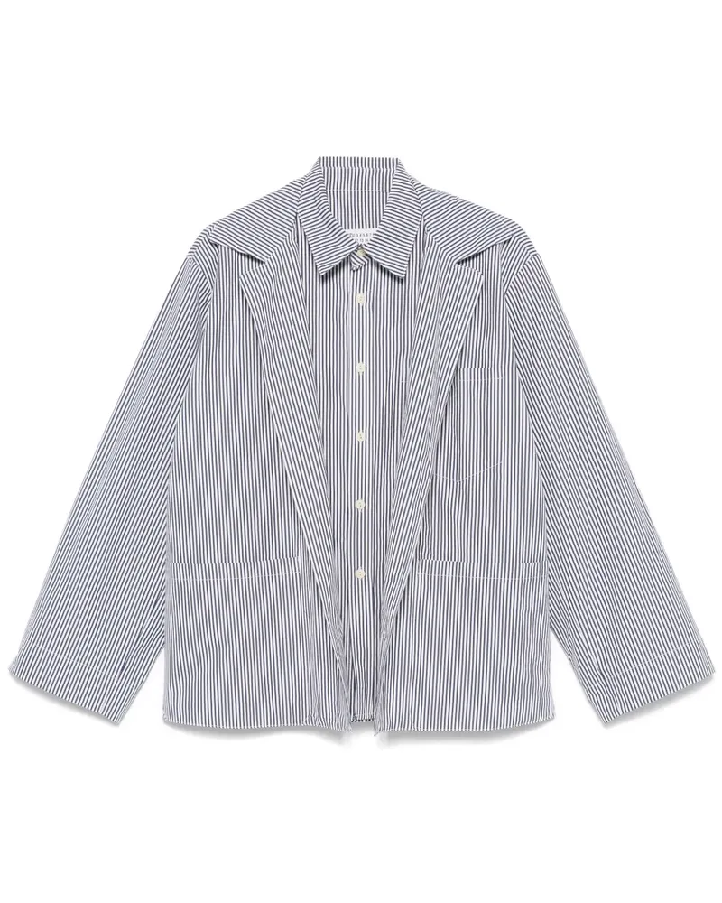 Maison Margiela Gestreifte Jacke - Blau Blau
