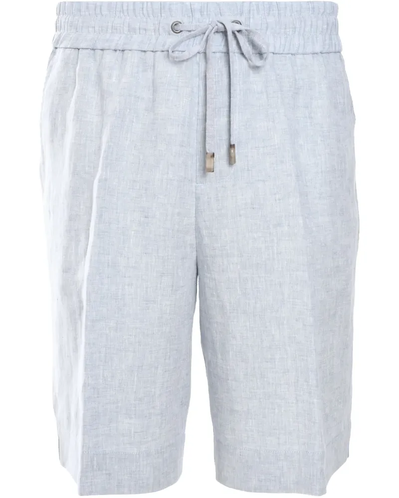 Peserico Shorts aus Leinen - Blau Blau