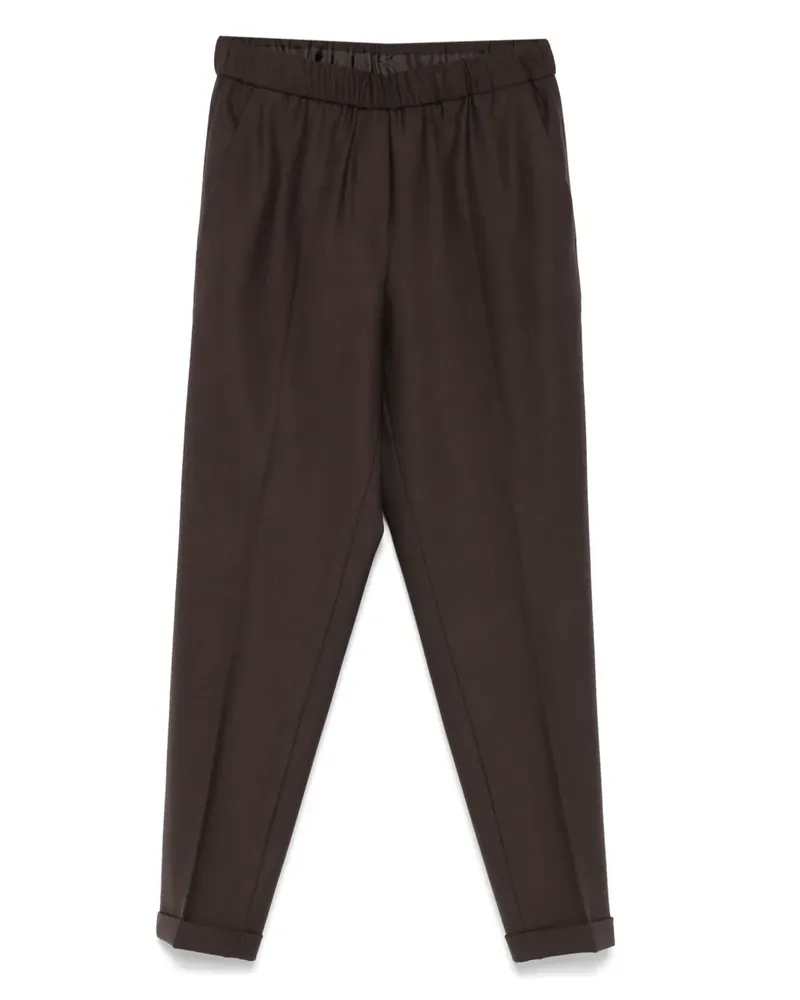Antonelli Firenze Rosalba Hose mit elastischen Bündchen - Braun Braun