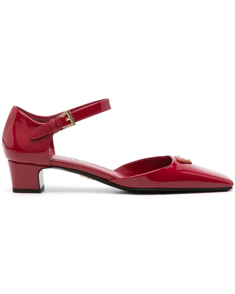 Prada Pumps aus Lackleder 35mm - Rot Rot