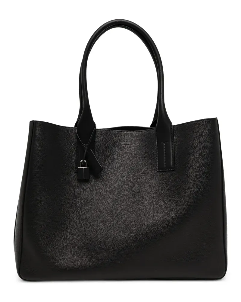 Tom Ford Tote Bag mit Schlossanhänger - Schwarz Schwarz