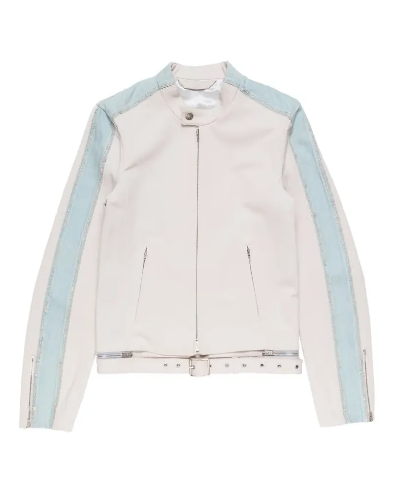 Acne Studios Jacke mit Jeanseinsätzen - Nude Nude