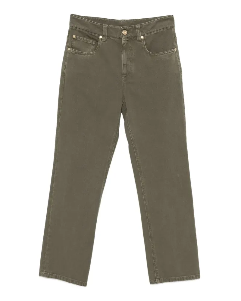 Brunello Cucinelli five-pocket jeans - Grün Grün
