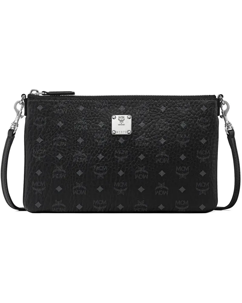 MCM Aren Visetos crossbody bag - Schwarz Schwarz