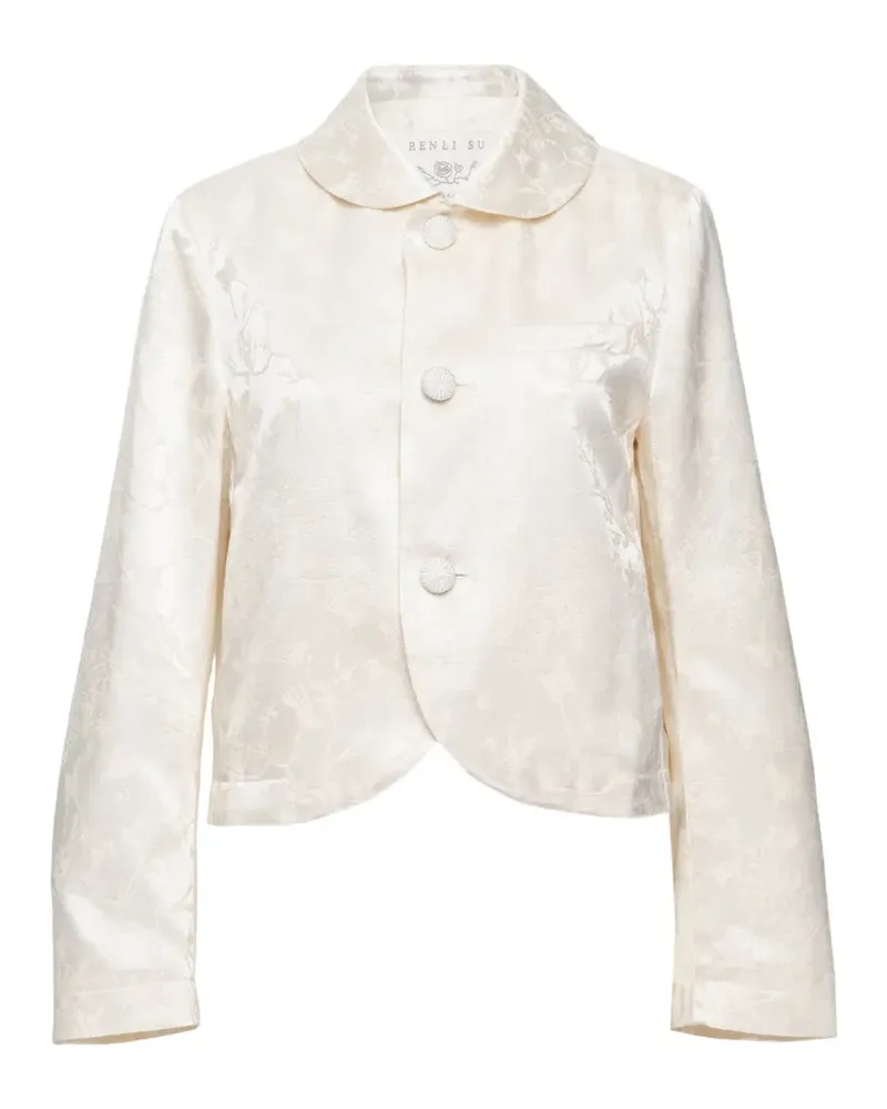 Renli Su patterned jacket - Nude Nude