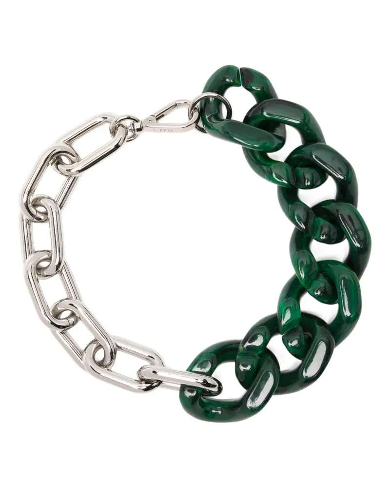 PLAN C Collana chunky-chain-link necklace - Silber Silber