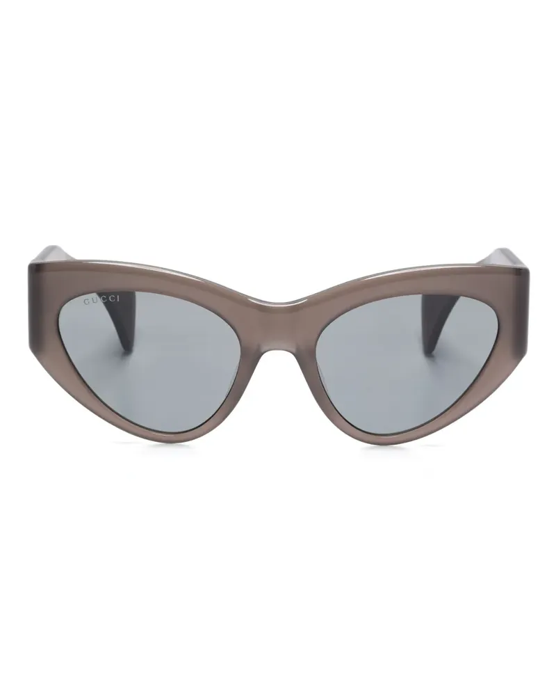 Gucci Sonnenbrille mit Cat-Eye-Gestell - Grau Grau