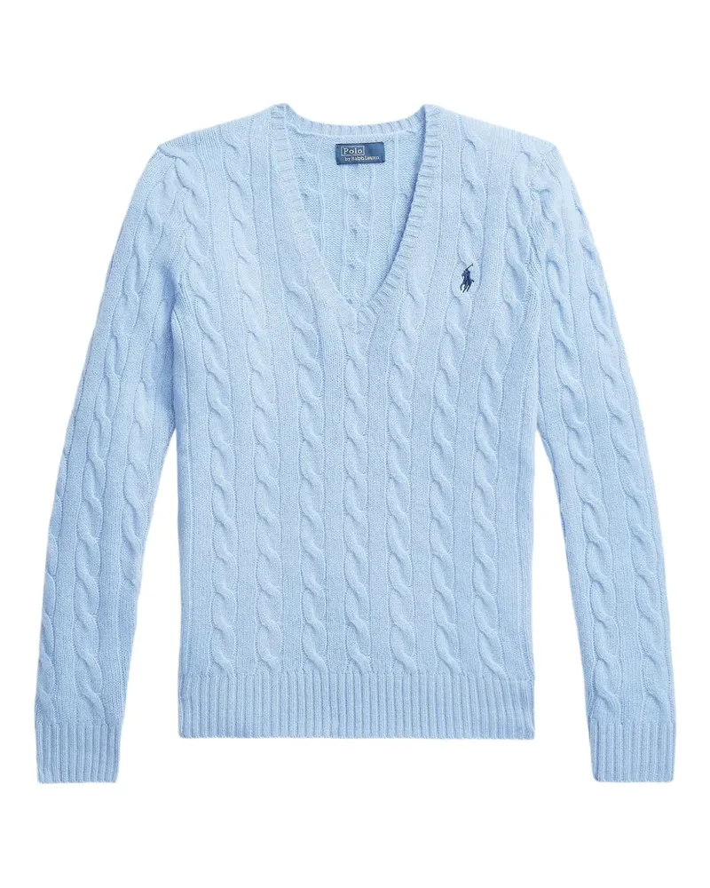 Ralph Lauren Pullover mit Zopfmuster - Blau Blau