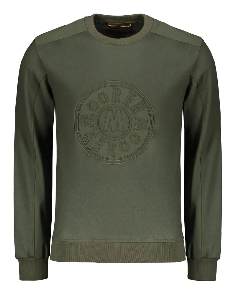 MOORER embossed logo sweatshirt - Grün Grün