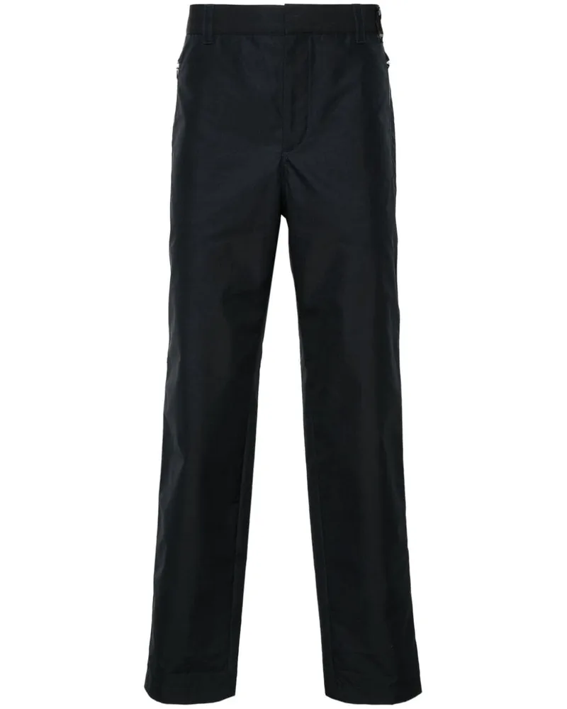 Fendi Halbhohe Tapered-Hose - Blau Blau