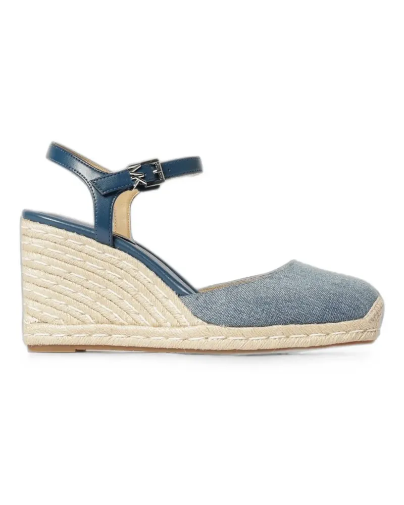 Michael Kors Kenzie buckle-fastening wedge sandals - Blau Blau