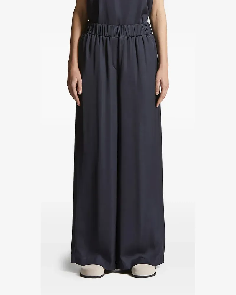 Peserico Hose mit weitem Bein - Blau Blau