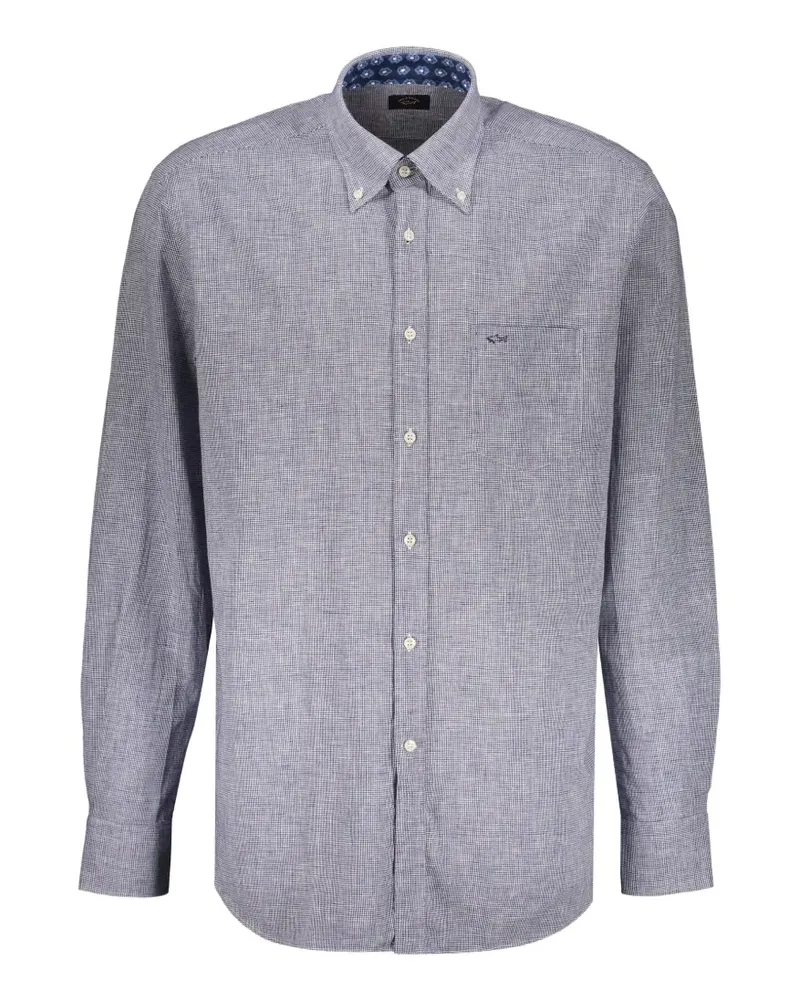 Paul & Shark striped long-sleeve shirt - Blau Blau